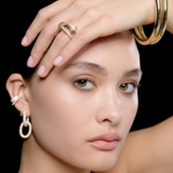 Drae Collection Quintuplet Ring 6/Gold NWT - Picture 3 of 4